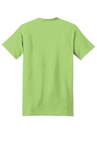 Men's Solid <b>Green</b> Short Sleeve O-Neck Cotton <b>T</b>-<b>Shirt</b> Regular Fit Casual Jersey Knit <b>Plain</b> Dyed Blank Design - Product Image 5