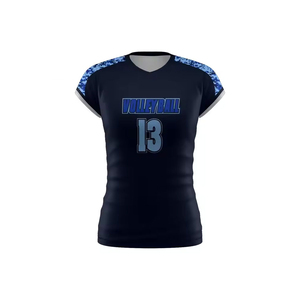 Maillot de volley-ball personnalisé OEM 2026 avec nom et numéro d'équipe, 100 % polyester, séchage rapide, respirant, unisexe, pour adulte, en vente - Product Image 5