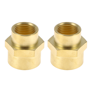 ข้อต่อท่อทองเหลือง 1/2 นิ้ว x 1/4 นิ้ว แบบเกลียวนอก NPT ข้อต่อลดขนาด OEM ขัดเงา สำหรับเรือ (AOL-013) SAE # 130138 - Product Image 6