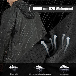 Traje de Lluvia Completo al por Mayor, Diseño Dividido, Impermeable y Cortavientos, Conjunto de Chaqueta y Pantalones de Moda, Ropa Deportiva, Trajes de Lluvia - Product Image 6