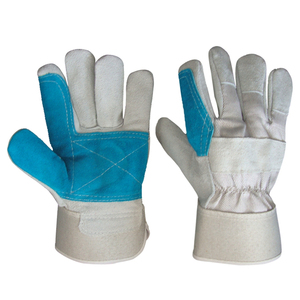 Guantes de Soldadura de Cuero Vacuno Amarillo Resistentes al Calor de Vantrex Industries, Nivel de Corte ANSI/ISEA 1 para Trabajo Industrial - Product Image 2