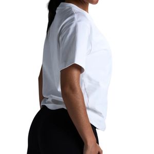 T-shirt surdimensionné personnalisé pour femme, style streetwear décontracté, manches courtes, col rond, fabricant OEM ODM, vente en gros en vrac - Product Image 3