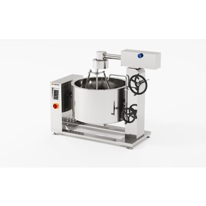 Olla de vapor rotativa por inducción con camisa térmica Amicook 380V/440V, modelo para restaurantes, olla de cocción rápida, vaporera de pasta, de uso intensivo y fácil limpieza. - Product Image 1