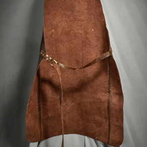 Tablier de travail en cuir pleine fleur de qualité supérieure pour hommes, réglable, robuste, pour barbecue, barbier et atelier, avec plusieurs poches pour outils - Product Image 4