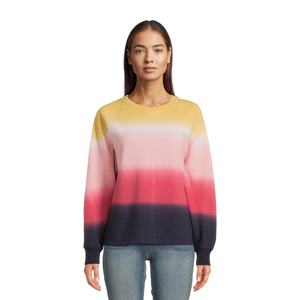 Vêtements pour femmes en tricot tendance, sweat-shirts décontractés multicolores, design personnalisé, sweat-shirts à col rond multicolores pour femmes - Product Image 5