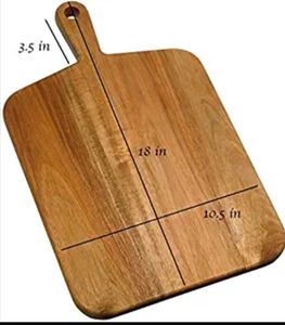 Planche à découper en bois d'acacia pour couper les légumes et la viande, utilisation en hôtel, planche à découper pour cuisine - Product Image 3