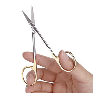 <b>Cuticle</b> Nail Scissor 6pcs Profession Stainless Steel Dental Surgical Scissors Straight and Curved Scissor Forceps Medical <b>Tools</b> - Product Image 4