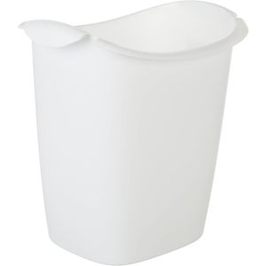 Cestino per Rifiuti in Plastica Bianco da 3,5 Galloni, Piccolo Cestino da 14 Pollici per Cucina, Ufficio, Camera da Letto o Bagno - Product Image 2