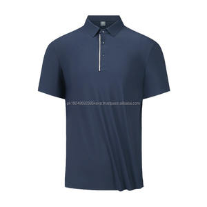 Camiseta de Manga Corta para Hombre, Estilo Informal de Negocios, Holgada, con Estampado, Estilo Jersey sin Costuras para Camisa Polo - Product Image 4