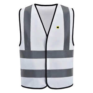 Gilet de sécurité réfléchissant en polyester 100% imperméable, classe 2, haute visibilité, couleur personnalisée, avec poche, pour l'hiver - Product Image 1