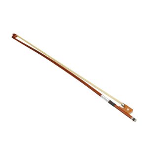 Archet de violon en bois massif 1/4 avec logo personnalisé, en ébène et PVC, couleur marron - Product Image 3