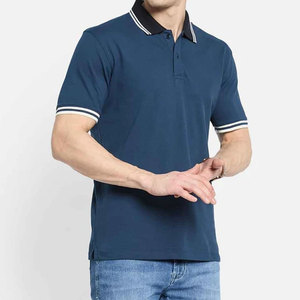 Polo Personalizable Ecológico de Punto para Hombre, Color Sólido, Manga Corta, Polo Casual de Alta Calidad para Hombre - Product Image 4