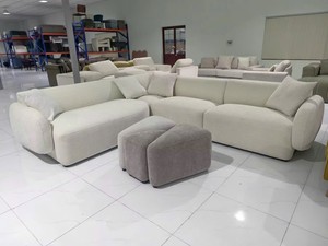 Canapé d'angle en L extensible et pliable, design européen, écologique, trois places, sans accoudoirs, avec têtes de lit et rangement, idéal pour la beauté et le massage - Product Image 6