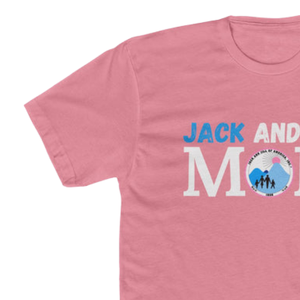 T-shirt rose Jack and Jill Legacy Maker Mom pour femme, t-shirt graphique en coton doux à manches courtes, haut décontracté pour la fierté familiale - Product Image 6