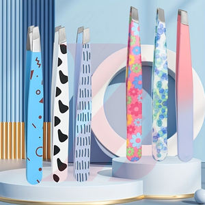 Service OEM ODM, Nouveauté, Ensemble de 3 pinces à épiler en acier inoxydable sur mesure, outils de précision pour hommes et femmes - Product Image 5