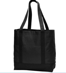 Canvas Tote <b>Bag</b> With Navy Handles Minimalist Design Open Top Daily Use Durable Structure Made In Bangladesh - Product Image 6
