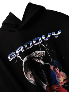 Sudadera con capucha personalizada con serigrafía para hombre, estilo urbano, sudaderas con capucha estampadas a la moda, sudaderas con capucha de mezcla de algodón para hombre - Product Image 5