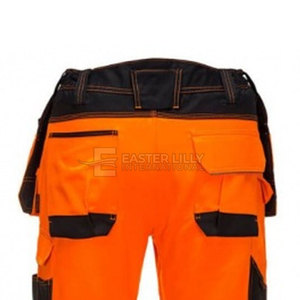 Pantalones de trabajo para hombre a precio de mayorista, pantalones de trabajo personalizados de moda para hombre con bolsillos laterales de alta calidad - Product Image 6