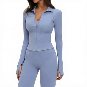 Conjuntos Deportivos de 3 Piezas para Mujer, Ropa de Gimnasio, Atuendo Atlético, Ropa Deportiva, Ropa Activa Sostenible de Manga Larga - Product Image 1