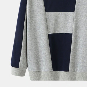 Simple Minimalist Design Solid <b>Men</b> Printing Sweatshirts Color Essential Everyday Wear Crewneck <b>Pullover</b> Top - Product Image 5