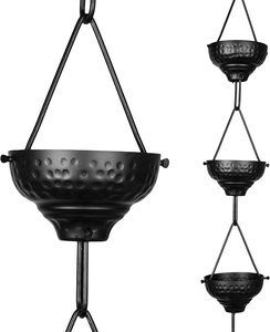 Cadena de Lluvia Decorativa de Hierro para Drenaje de Techos Exteriores y Accesorios Elegantes para Balcones, Fabricada por OEM - Product Image 4