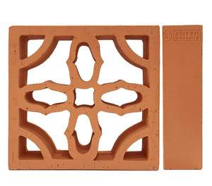 Tuiles de parement Phoenix de haute qualité, briques creuses en argile frittée rouge, livraison rapide, matériaux de construction en briques réfractaires - Product Image 3