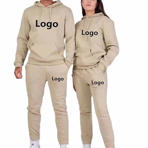 Conjunto Deportivo de Invierno para Hombre, Sudadera con Capucha y Estampado Floral, Pantalones Deportivos Transpirables de Punto 100% Poliéster con Cordón Ajustable - Product Image 2