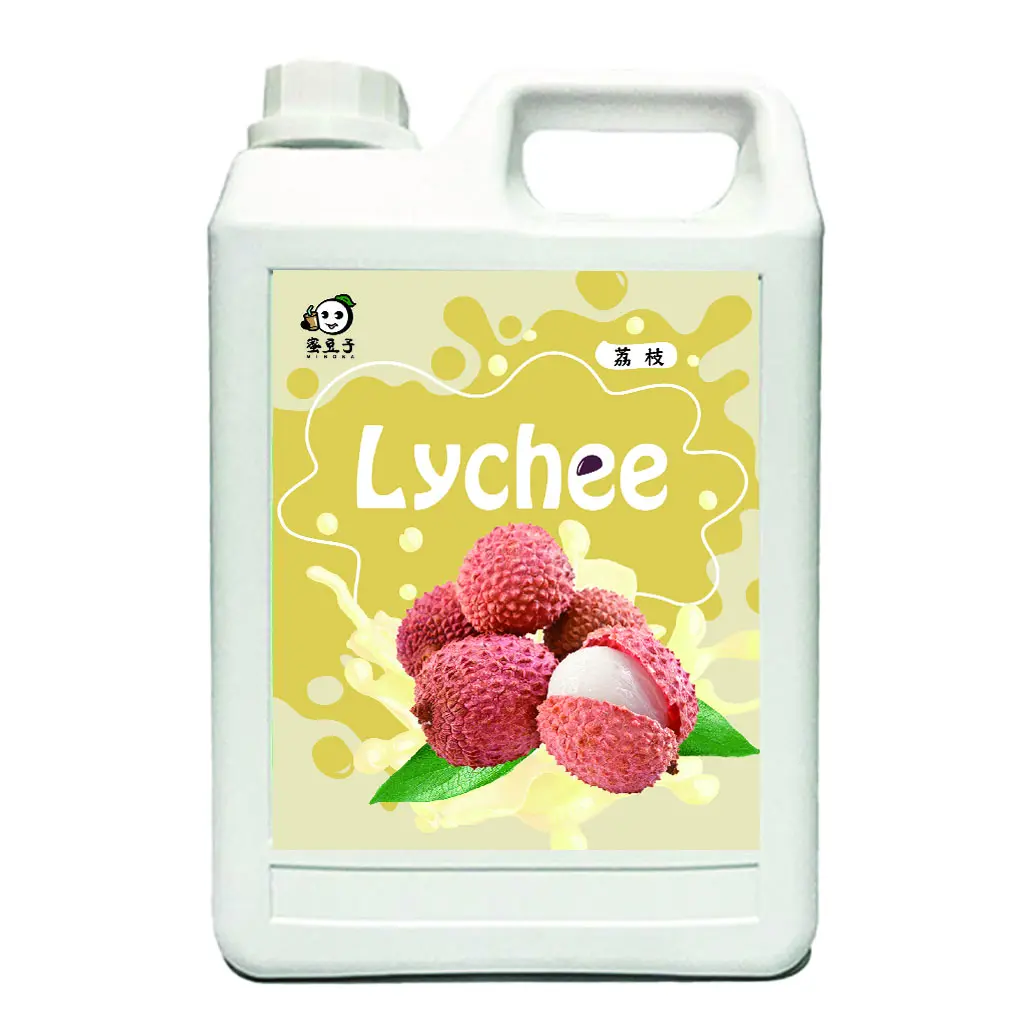 Sugar Free Premium Lichi Lychee Concentrated Juice Syrup Sauce