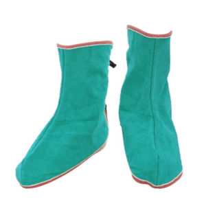 Cubrebotas de Soldadura de Cuero Vacuno de Primera Calidad, Resistentes al Fuego, Protección Completa para Zapatos, Polainas de Soldadura Ajustables - Product Image 3