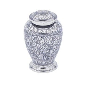 Urnes funéraires en métal artisanales en étain brossé, pour cendres humaines, gravées à la main, petites mini-urnes commémoratives, vente en gros - Product Image 5