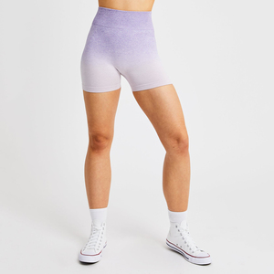 High Waist Seamless Butt Lifting Shorts Fitness Compression <b>Thigh</b> Activewear Womens Gym Tights Shorts - Product Image 1