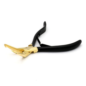 Premium Black Gold Opening Pliers Professional Hair <b>Extension</b> And <b>Beading</b> Tool For Seamless Application - Product Image 2
