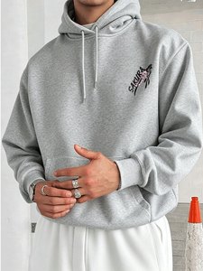 Heavy Blend Plus Size Men <b>Gothic</b> Graphic <b>Hoodie</b> Sweatshirt Long Sleeve Pullover Streetwear OEM ODM Low MOQ - Product Image 2