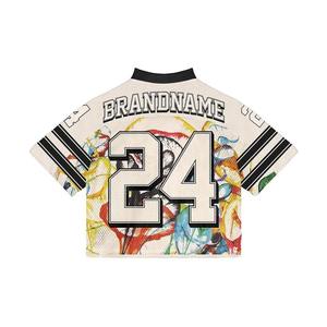 Camiseta Deportiva Personalizada de Fútbol Retro, Estilo Urbano, con Malla Transpirable y Estampado Vintage, de Manga Corta, para Adultos Unisex - Product Image 6