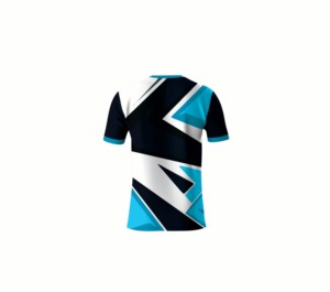 Camiseta Deportiva Sublimada Personalizada de Manga Corta, 100% Poliéster, Cuello Redondo, Ropa de Equipo - Product Image 2