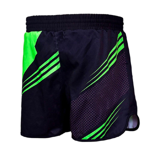 Shorts MMA unisexes personnalisés de haute qualité pour le kickboxing et le Muay Thai - Spandex polyester respirant et à séchage rapide - Shorts de boxe MMA - Product Image 2