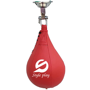 Venta al por Mayor de Balones de Boxeo de Alta Calidad para Entrenamiento Físico, Balón de Boxeo de Cuero PU Personalizado con Logotipo Personalizado - Product Image 4
