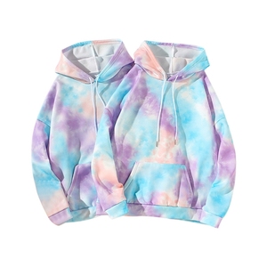 New Color Matching Stand-<b>up</b> Embroidered Men's American Half-chain Thick Quarter-<b>Zip</b> Loose Hoodie 100% Cotton Fleece 300-500gsm - Product Image 3