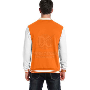 Blouson universitaire homme personnalisé avec logo, col montant, emplacement frontal pour lettres, nouvelle collection hiver 2026, en coton et laine de haute qualité - Product Image 2