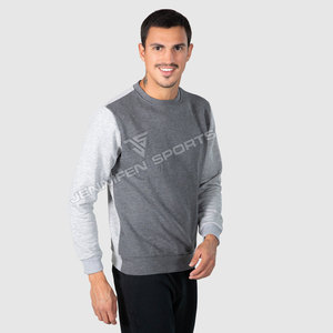 Sudadera Personalizada de Felpa para Hombre, 100% Algodón, Estampado Bicolor, Cuello Redondo, Peso Pesado, Corte Holgado, 300 GSM, Resistente al Viento y Transpirable - Product Image 3