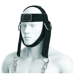 Harnais de musculation réglable robuste pour le cou, en coton/polyester, personnalisable (couleur/logo) - Product Image 3