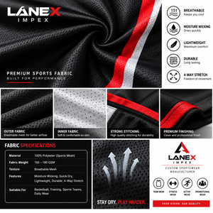 Ensemble d'uniformes de basketball personnalisés pour adultes, maillot sans manches respirant à séchage rapide avec col en V et short, imprimé par sublimation, tenue de sport d'équipe pour hommes - Product Image 5