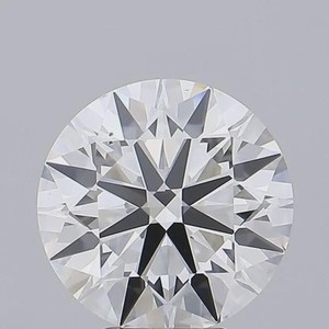 Diamante Suelto Redondo Cultivado en Laboratorio de 0.70-0.79 CT, Color D-F Incoloro, Claridad VS1, Corte Muy Bueno, Gema Sintética Blanca Brillante - Product Image 4