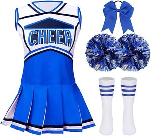 Uniforme de cheerleading pour femmes sur mesure, de qualité supérieure, très stylé et solide - Product Image 2