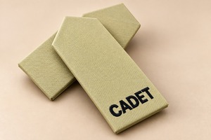 Épaulettes en coton faites à la main QMW pour modèle de vêtement QMW-786 - Product Image 3