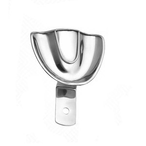 Premium Dental Impression Tray with Edge U1 Solid Upper Size XL Stainless Steel Reusable Autoclavable Perforation Free - Product Image 3