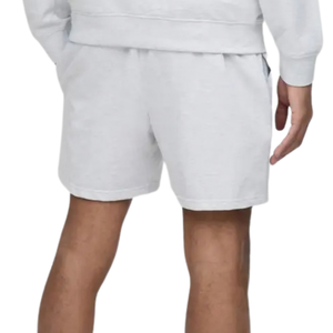 <b>Mens</b> <b>Fleece</b> <b>Shorts</b> Elastic Waist Side Pockets Relaxed Fit Open Hem Casual Custom Wholesale OEM Manufacturer Supplier Bottoms B2B - Product Image 2