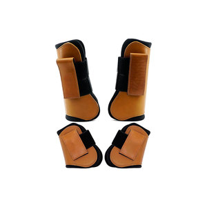 Botas de Tendón de Caballo de Cuero Premium para Protección Ecuestre de las Piernas - Product Image 1