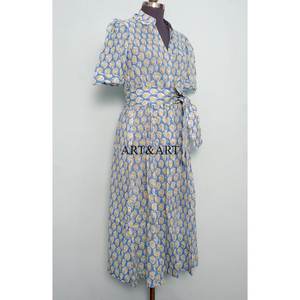 Vestido Casual de Verano para Mujer, de Algodón Premium, Suave, Ecológico, Largo Midi, Diseño Occidental, Ropa Casual para Verano - Product Image 5