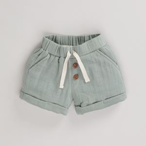 Premium Quality Organic <b>Muslin</b> Oversized Spring Floral + Sage <b>Baby</b> Clothing Set Including Tee and Shorts - Product Image 4